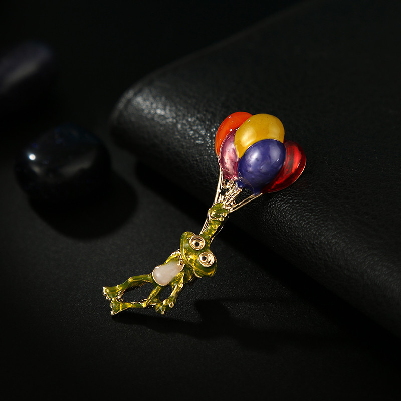 Broaște de modă broaște emailat noi, animale amuzante, baloane colorate, ace, unisex, bijuterii de petrecere, accesorii, cadouri