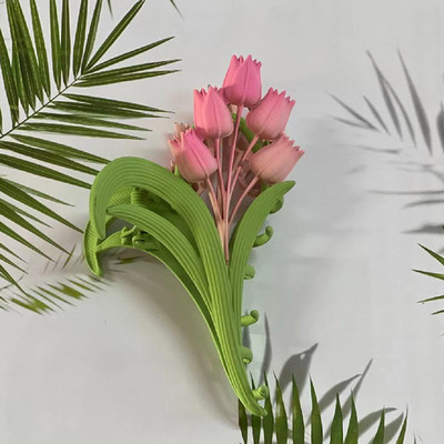 2022 Нова шнола за коса Дамско лято Calla Lily Flower Щипка за коса Temperament Grab Щипка за коса Момиче Sweet Tulip Hair Claw Headwear