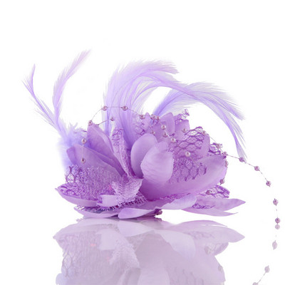 Coreeană mică cu mărgele din pânză cu pene, broșă de artă cu flori, bijuterii, țesătură pentru toaletă de lux, ace drăguțe, cadouri pentru femei, accesorii