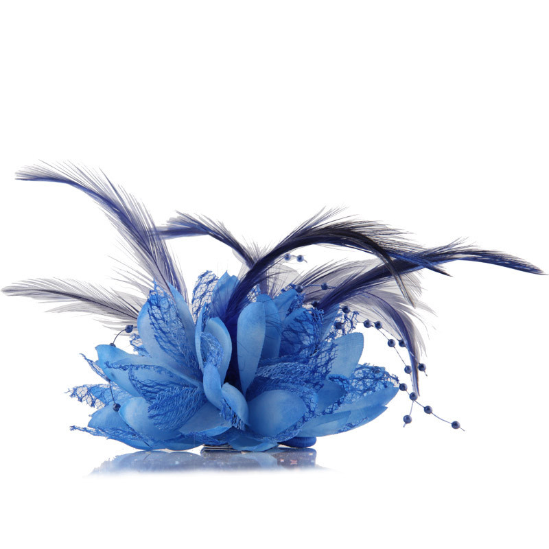 Coreeană mică cu mărgele din pânză cu pene, broșă de artă cu flori, bijuterii, țesătură pentru toaletă de lux, ace drăguțe, cadouri pentru femei, accesorii