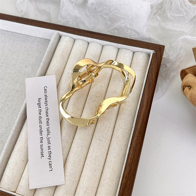 FFLACELL Curba neregulată Geometrică Gheară de păr metalică simplă pentru femei Agrafă de păr 2022 NOU металл заколка для волос