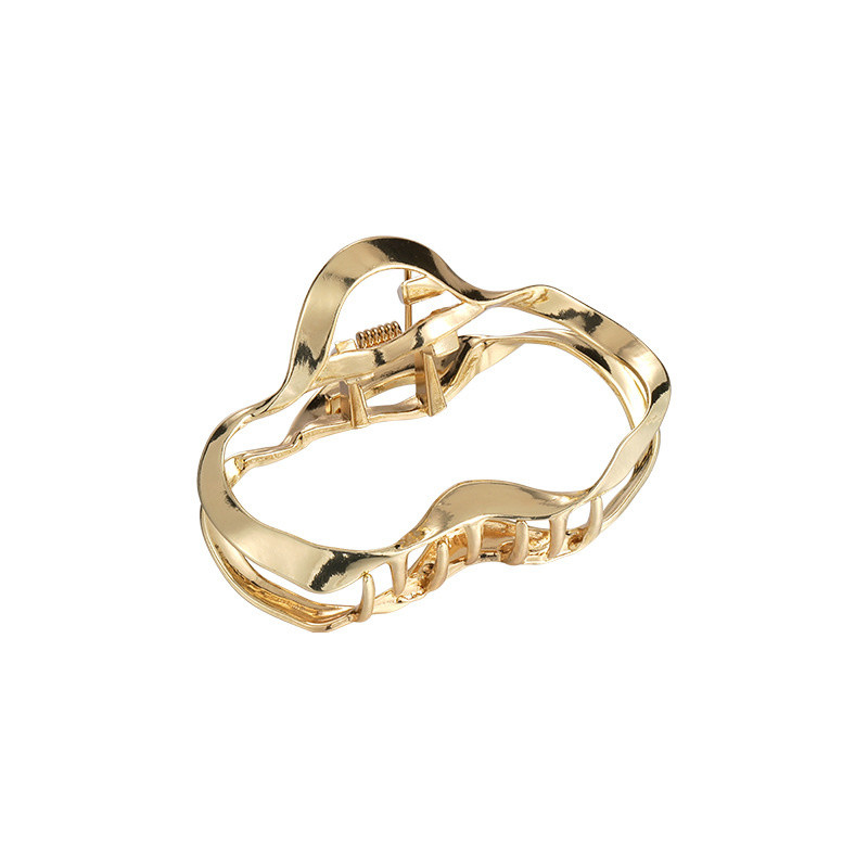 FFLACELL Curba neregulată Geometrică Gheară de păr metalică simplă pentru femei Agrafă de păr 2022 NOU металл заколка для волос