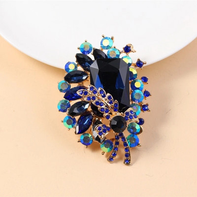 Голяма реколта луксозна русалка костенурка морска звезда животно брошки златист цвят сплав перла кристал брошка дамски игли за парти аксесоари