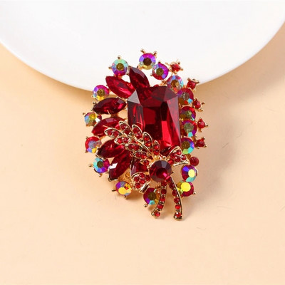 Голяма реколта луксозна русалка костенурка морска звезда животно брошки златист цвят сплав перла кристал брошка дамски игли за парти аксесоари