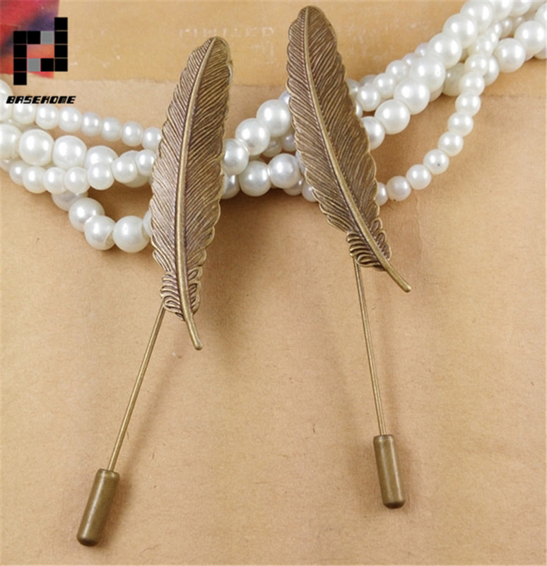 10 buc/lot ace de rever cu pene de cupru pentru costume pentru femei și bărbați, broșă lungă de siguranță pentru blazer, accesorii pentru bijuterii DIY