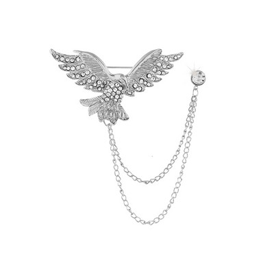 Broșe cu lanț de bricolaj pentru femei bărbați Coroană de cristal Cap de cerb Aripi de craniu Broșe Ace Charm Bijuterii de Crăciun Cadouri Dropshipping