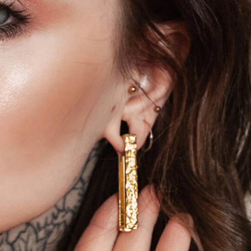 Casvort 2 buc 6 mm 2G Greutăți pentru urechi de modă Lyra Meteor Hanger dopuri de urechi din oțel inoxidabil Indicatori pentru urechi Expander Piercing Bijuterii