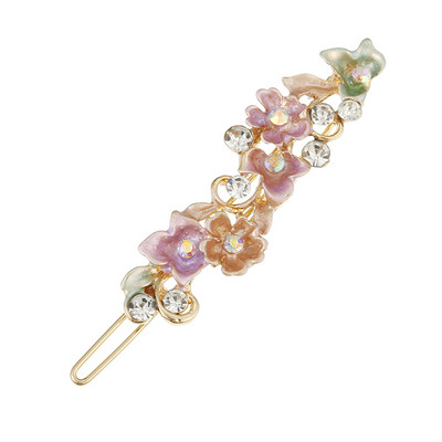 Broșe cu flori cu strass, colorate, elegante, pentru femei, broșă cu plante, smalț pentru rever, cardigan la modă, accesorii pentru cămașă de rochie