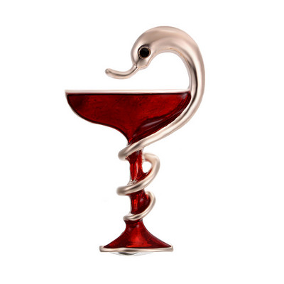 Ace de șarpe personalizate, creative, pentru pahar de vin, corsaj, bijuterii, cadou, haine, broșă de lux, ornament pentru haine, insigne de modă