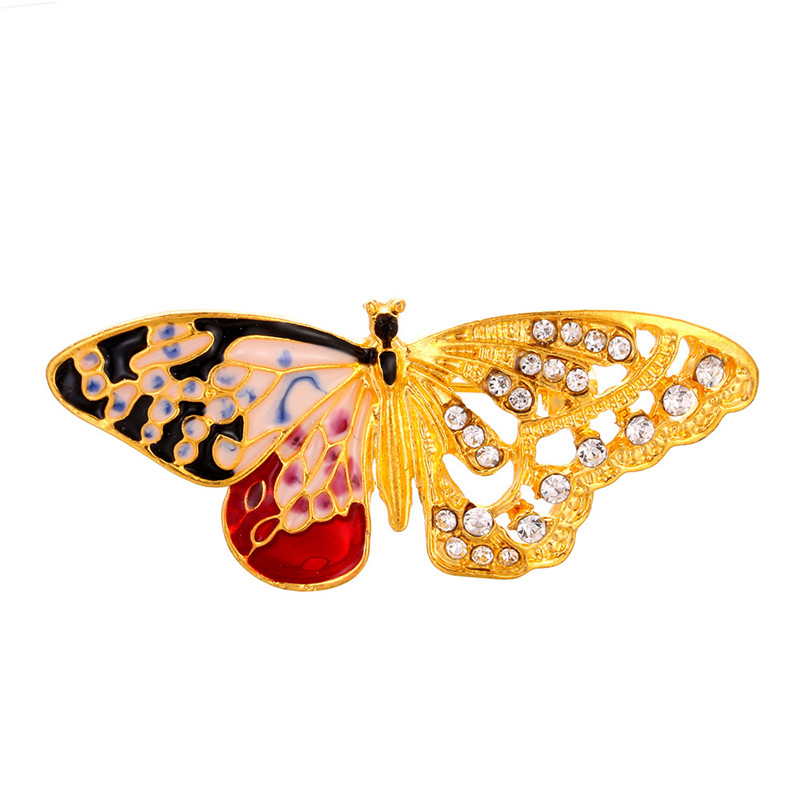 Broșe pentru femei de lux de aur de Crăciun căprior/fluture/broaște amuzant ace emailate accesorii bijuterii Cadouri pentru prieteni
