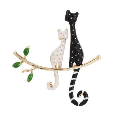 Design de marcă Animale drăguțe Plante Broșă din ceramică emailată Femei Broșe de lux Cristal cu strass Pin Bijuterii Cadouri pentru fete