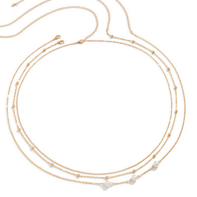 1db Belly Waist Chain Body Jewelry Női Szexi lánc Bikini Beach Body Chain Vintage Charm Jewelry Y003