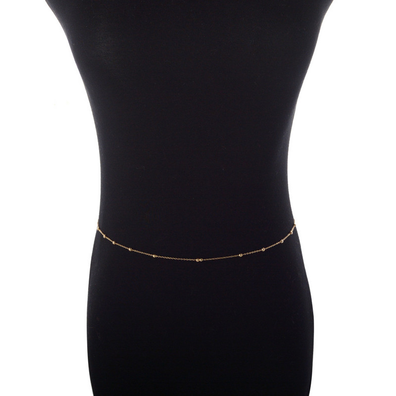1db Belly Waist Chain Body Jewelry Női Szexi lánc Bikini Beach Body Chain Vintage Charm Jewelry Y003