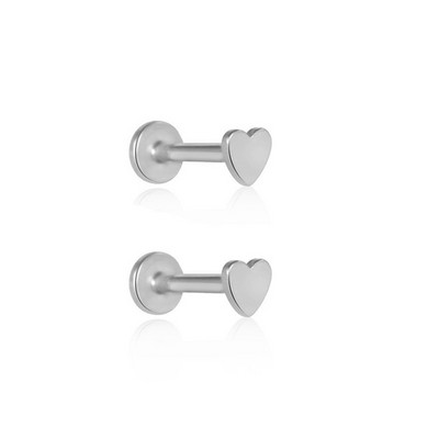 1 buc 16G 6/8/10mm G23 titan filet intern Helix limba piercing buza stea lunii inimă Labret ureche Stud bijuterii pentru corp ASTM F136