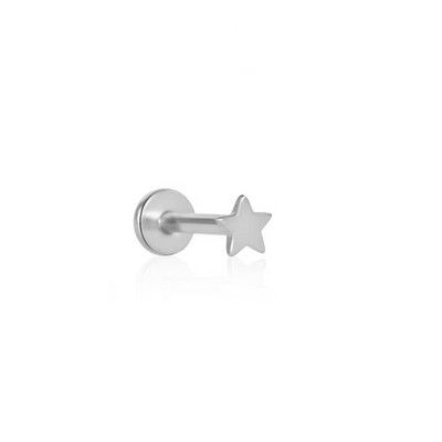 1 buc 16G 6/8/10mm G23 titan filet intern Helix limba piercing buza stea lunii inimă Labret ureche Stud bijuterii pentru corp ASTM F136