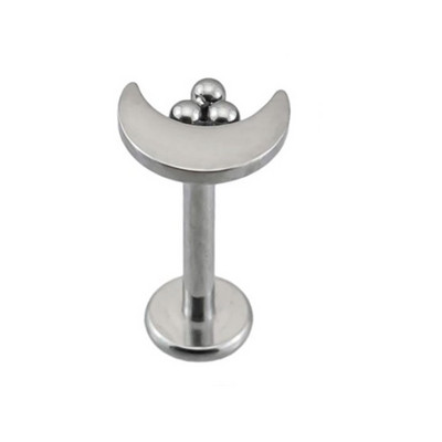 1 buc 16G 6/8/10mm G23 titan filet intern Helix limba piercing buza stea lunii inimă Labret ureche Stud bijuterii pentru corp ASTM F136