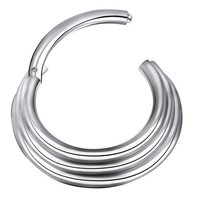 1 buc inel pentru nas fals inel inele pentru septum fata bijuterii non-piercing inel pentru buze false cercei cu agrafa pentru piercing manșeta