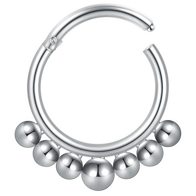 1 buc inel pentru nas fals inel inele pentru septum fata bijuterii non-piercing inel pentru buze false cercei cu agrafa pentru piercing manșeta