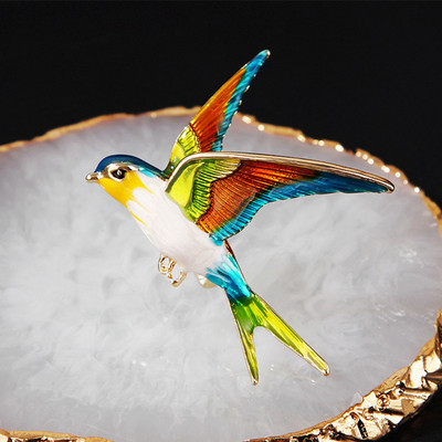 YUTSAI, broșe și ace simple, colorate, pentru mireasa, broșă mare emailată, pentru femei, rochie de petrecere, bijuterii YT050