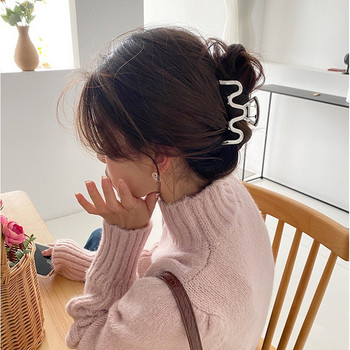 Simple Personality Hair Crab Large Barrette Claw Clips for Women 2022 New Fashion Geometric Hair Claw Headwear Αξεσουάρ μαλλιών