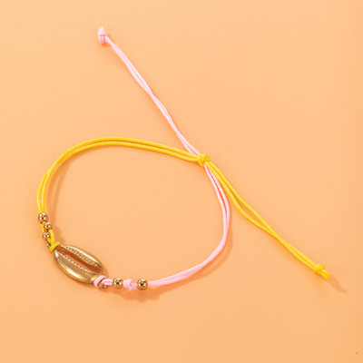 Tocona Bohemain Shell Lanț pentru picioare Charms Albastru cu margele Sandale reglabile desculț Ankelts pentru femei Bărbați Bijuterii de vară 6966