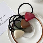 Minimalist Geometric Rășină Elastică Frânghie De Păr Bandă De Păr Femei Accesorii De Păr Suporturi Cozi De Cal Cauciuc