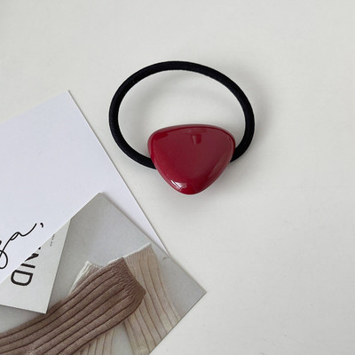 Minimalist Geometric Rășină Elastică Frânghie De Păr Bandă De Păr Femei Accesorii De Păr Suporturi Cozi De Cal Cauciuc