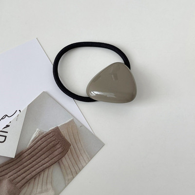 Minimalist Geometric Rășină Elastică Frânghie De Păr Bandă De Păr Femei Accesorii De Păr Suporturi Cozi De Cal Cauciuc