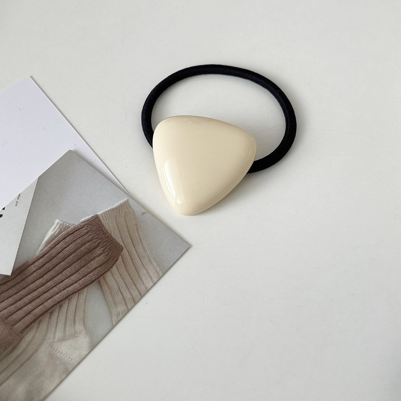 Minimalist Geometric Rășină Elastică Frânghie De Păr Bandă De Păr Femei Accesorii De Păr Suporturi Cozi De Cal Cauciuc
