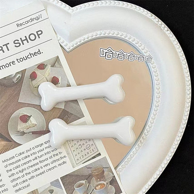 2 bucăți/set bijuterii Y2K Harajuku, design oase de câine, ac de păr, agrafe de păr, populare, creative, accesorii pentru fete.