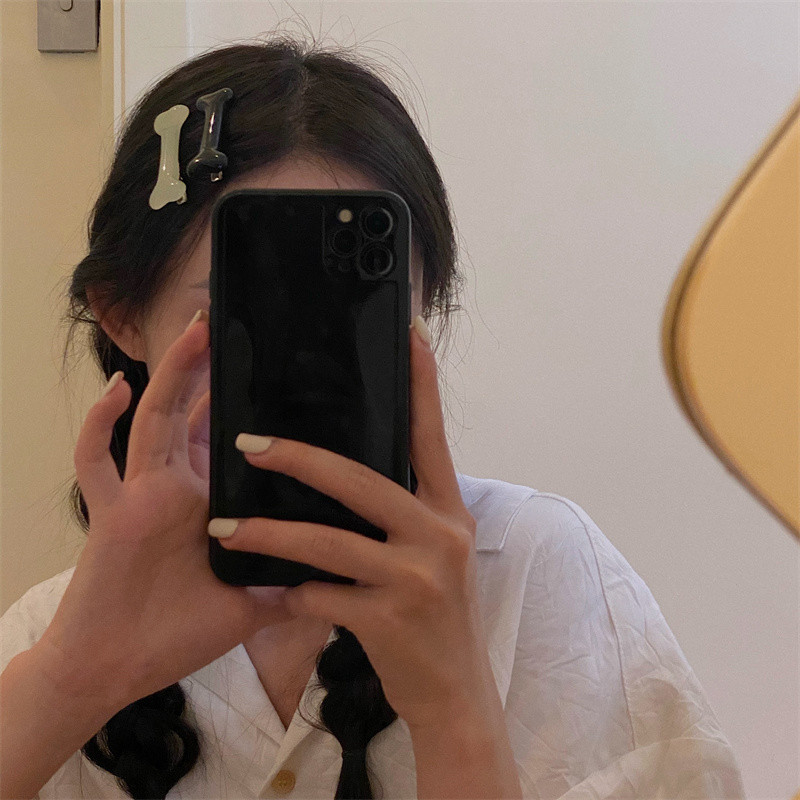 2 bucăți/set bijuterii Y2K Harajuku, design oase de câine, ac de păr, agrafe de păr, populare, creative, accesorii pentru fete.