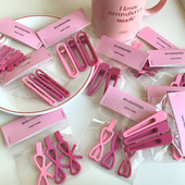 3 vnt./pak. Rose Red Gradient Bow Bear Ducksnapl segtukas Plaukų segtukai Barrettes Kirpčiukų segtukas mergaičių Kawaii plaukų aksesuarams