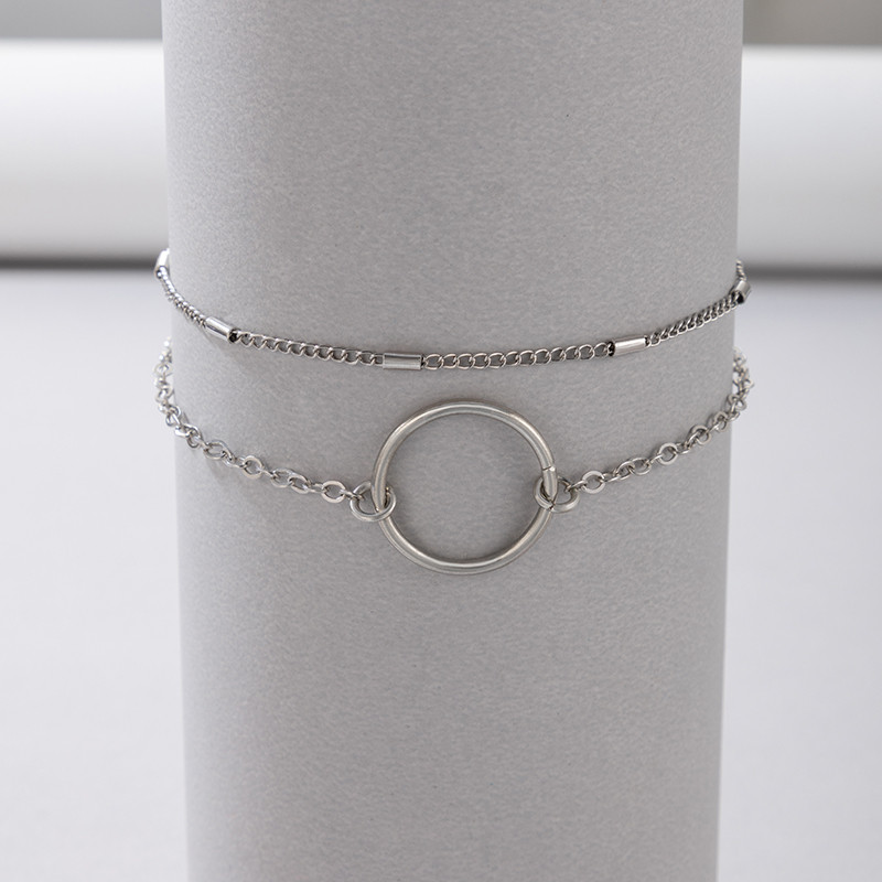 Tocona Lovely Hollow Heart Anklets Femei Charms Auriu Aliaj Metal Lanț reglabil pentru picioare Bijuterii boeme 2 buc/seturi 15212