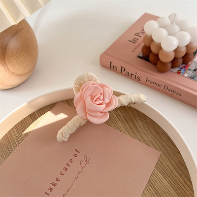 Moda coreeană Fete Dimensiuni mari Floral Gheare Păr Cleme Roz Inimă Agrafă de păr Culoare uni Agrafă Accesorii pentru păr femei