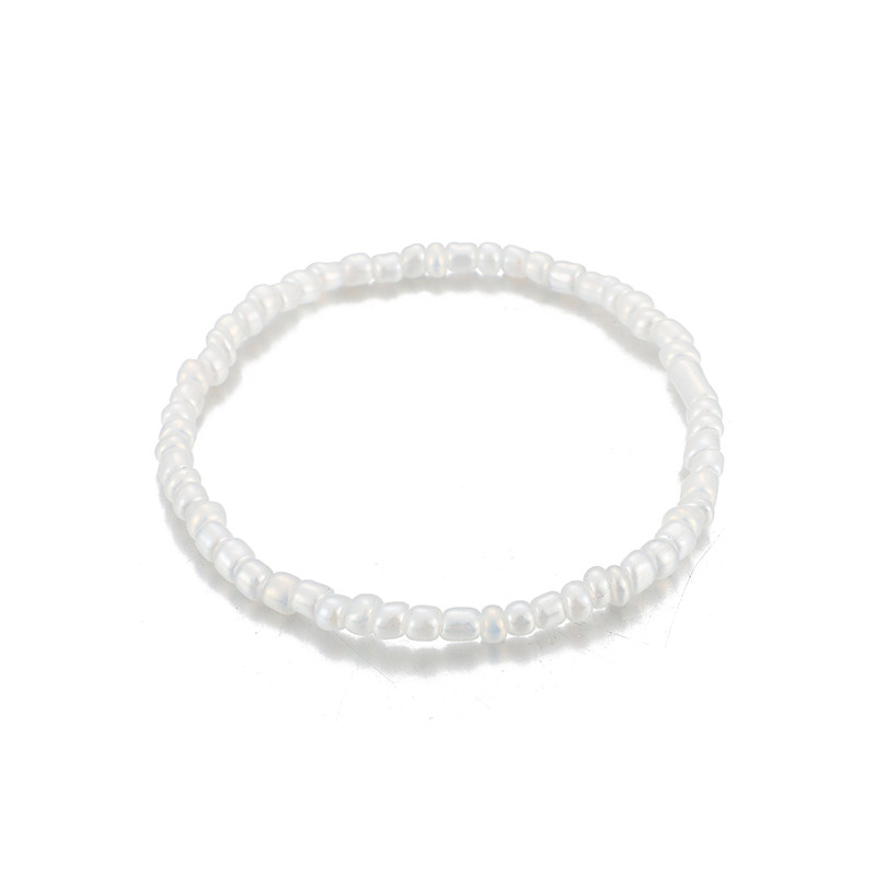 Tocona Charms rankų darbo karoliukais papuoštos kulkšnys moterims Vasaros akmens reguliuojama pėdų grandinėlė Bohemian Jewelry Didmeninė prekyba 2vnt./rinkinys 7072