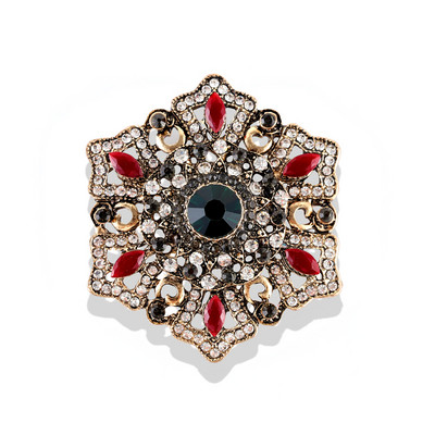 Broșă de banchet din cristal de lux Morkopela Bijuterii vintage cu strass Broșe mari și ace pentru femei Accesorii cadou