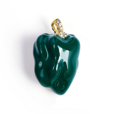Morkopela Enamel Capsicum Brooch Pin Сладки цветни растителни пипер игли Дамски шал Пуловер Брошки Бижута