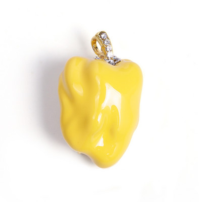 Morkopela Enamel Capsicum Brooch Pin Сладки цветни растителни пипер игли Дамски шал Пуловер Брошки Бижута