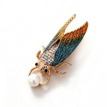 Morkopela Insect Cicada Enamel Pin Fashion Bugs Beetle Brooches Κοσμήματα Γυναικείες καρφίτσα Κοσμήματα Δώρο για γυναίκες