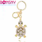 Colectia Oceanului Bonsny Breloc cu broasca testoasa de mare emailat pentru animale, breloc pentru femei, cadou pentru fete, geanta de mana, breloc pentru chei de masina, bijuterii