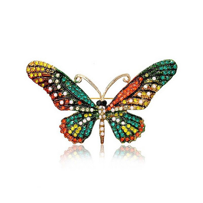 Morkopela drugelio sagės segtukas moterims vintažinės sagės ir segės Vabzdžių prabangi didelė sagė skarai Geriausia dovana