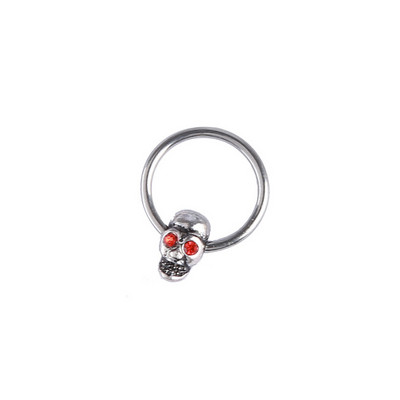 Circular craniu pentru septum inel nas barbel potcoava piercing buza nas piercing septum helix cartilaj cercel bijuterii mamelon