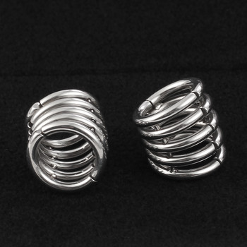 Casvort Hot 00g Stacker Rings Lobe Cuff Ear Gauges Тапи Ушни тунели Stretcher Щипка за обеци на хрущял Сватбени бижута за тяло