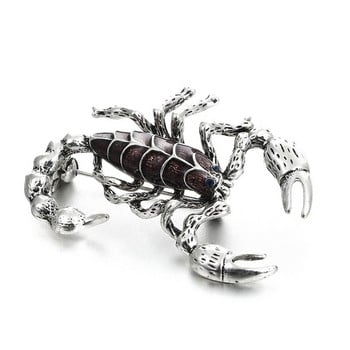 Morkopela Scorpion Big Rhinestone Καρφίτσα Vintage Γυναικεία Κρυστάλλινη Καρφίτσα Κλιπ Αξεσουάρ Καρφίτσες και Καρφίτσες