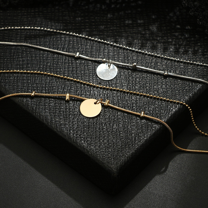 Tocona Jednoduchá retiazka na nohy pre ženy a mužov Letné zlato-strieborné farebné nastaviteľné náramky z legovaného kovu, bohémske šperky 3864