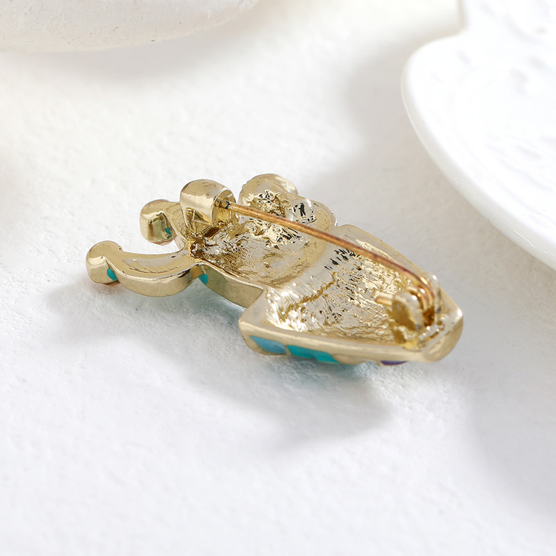 Broșe de plante Morkopela Cactus Strass Broșă drăguță cu ace emailată pentru fete Îmbrăcăminte dama paltoane Accesorii Bijuterii de modă