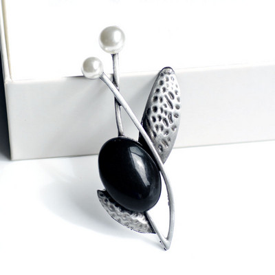 Morkopela Broșă Femei Vintage Piatră Broșă Mare Buchet Ace haine Broșe și ace din metal antic pentru femei