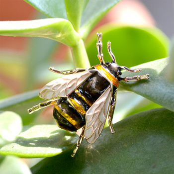 Morkopela Bee Емайлирана игла Модни брошки за жени Игли за насекоми и брошки Бижута Аксесоари за щипка за шал