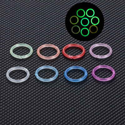 8 buc/lot 16G Bioplast Inele flexibile pentru nas Piercing septum Clicker Segment cu balamale pentru nas buză cercei Helix Piercing bijuterii