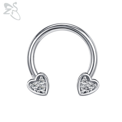 ZS 1 db Cute Bee Design orrgyűrű 16G rozsdamentes acél patkók Nariz piercing fülporc Tragus Helix piercingek ékszerek